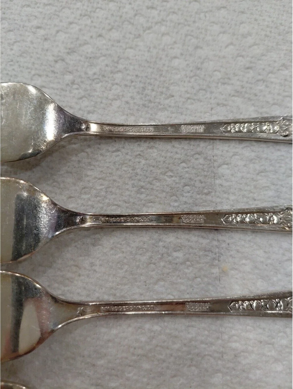 6 WM Rogers Silver Plate 1941 Priscilla Lady Ann Salad Forks 6